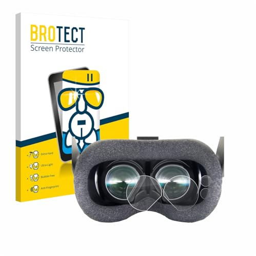 BROTECT Schutzglas für Valve Index VR-Headset Schutzfolie Panzer Folie Glas Displayschutz Made in Germany [Kratzfest 9H, Anti-Fingerprint]