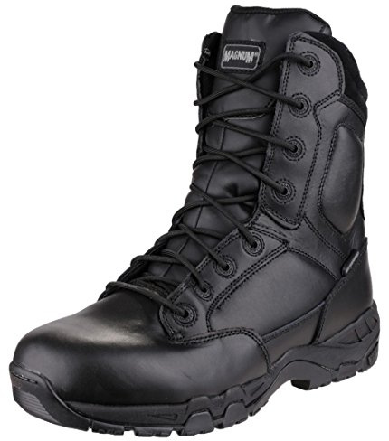 Magnum M800680_21 Viper Pro 8.0 Leather Waterproof, Unisex Adults’ SRA Work Boots, Black (Black 21), 11 UK (45 EU)
