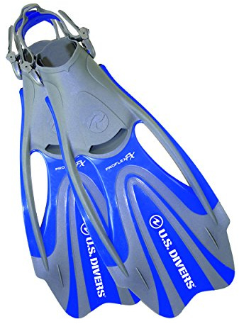 U.S. Divers Proflex FX Fin (Electric Blue, Men (Small) 4-7 Lady (Small) 5.5-8.5)