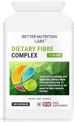 Dietary Fibre Complex - All Natural Soluble & insoluble Fibre Supplement by Better Nutrition Labs