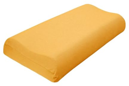 Traumschlaf Universal Bezug für Nackenstützkissen Gold, L-XL, Höhe 11-14 cm