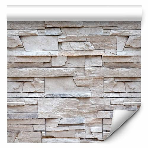 murando - Tapete selbstklebend 10m Wandtattoo dekorative Möbelfolie Dekorfolie Fotofolie Panel Wandaufkleber Wandposter Wandsticker - Steinoptik Steinwand f-C-0336-j-a