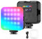 NEEWER Luce Fotocamera RGB Magnetica, Piccolo Pannello Video LED RGB61 a Colori 360° con 3 Cold Shoe, CRI 97+, 20 Modalità Scena, 2500K-8500K, 2000mAh, Illuminazione Selfie Portatile per Foto Video