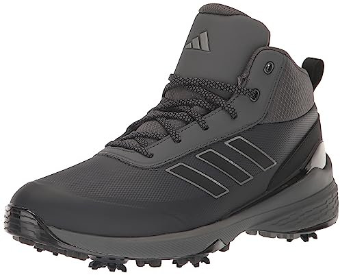 adidas Men's Zg23 Rain.rdy Golf Shoes, Grey Six/Iron Metallic/Core Black, 12