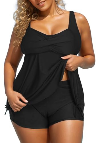 Dinglong Maillot de Bain transbronzant Femme Maillot de Bain Deux pièces à épaules dénudées pour Femmes, avec Coussinet de Poitrine, sans Supports en Acier Maillot de Bain transbronzant Femme