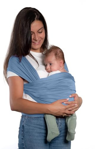 Decade Babytrage - Bequeme Babytrage für Neugeborene ab Geburt - Sichere und Einfache Anwendung - Tragetuch Baby Neugeboren - Ergonomisches Design - Für Babys 0-24 Monate - Koala Tragetuch Stil