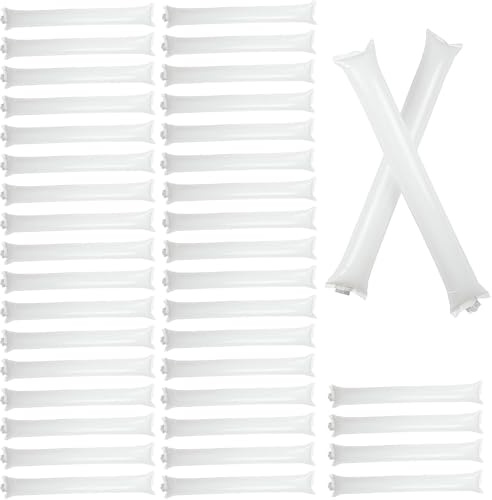 Generador de Ruido Inflable, generador de Ruido Thunder Sticks | Bastones de Animadora Coloridos Que inflan Varillas | Hacedor de Ruido Ligero, Suministros de, Varilla de animación para Eventos