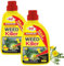 Doff Advanced Concentrated Weedkiller 1L – Pack of 2 | Systemic Glyphosate Weed Killer for Weeds, Grass & Roots | Garden & Driveway Use