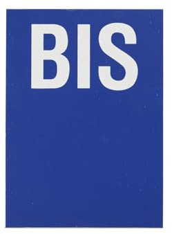 THIRARD - Plaque de Signalisation - Marquage Blanc sur Fond Bleu - Panneau PVC Adhésif - Intérieur et Extérieur - Résistant Aux Intempéries - 65 x 90 mm - Bleu