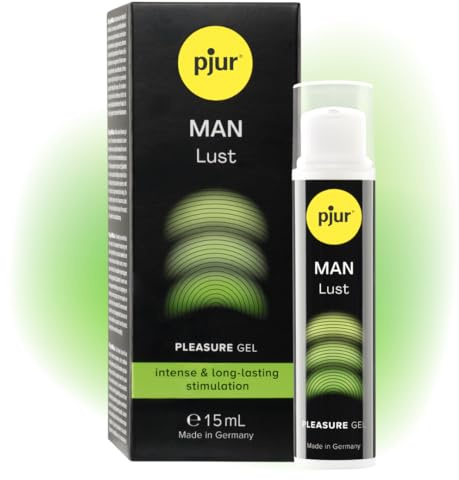 pjur MAN Lust – Gel für prickelnde, intensive Erregung und neue Impulse – Stimulationsgel, das mehr kann als reines Gleitgel (15ml)