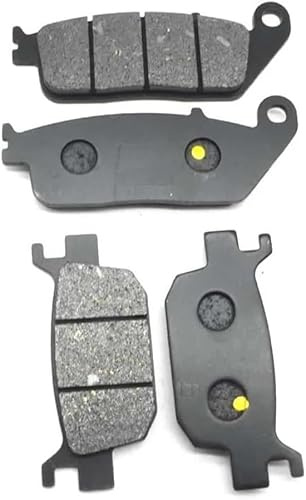 Générique Plaquettes de frein pour moto Pour Honda SH125 2013-2018 Frein semi-métallique Plaquettes de frein avant et arrière