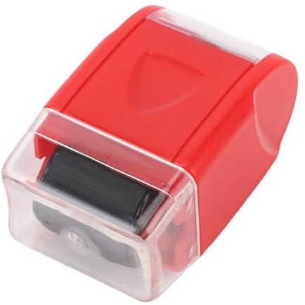 ViaGasaFamido Timbro di Sicurezza con Rullo per Privacy per Documenti Riservati Materiale ABS Design Leggero Funziona su Carta Lucida Ed Etichette di Spedizione Ideale per l'uso in Ufficio Domestico