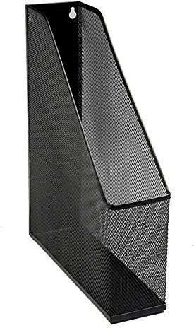 Osco Porte-revues Mesh en métal Noir