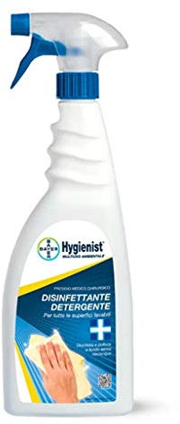 Envu, Hygienist Multiuso Ambientale, Disinfettante Detergente Spray, Adatto a tutte le Superfici Lavabili, 750 ml