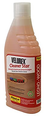 Detergente multiuso per la pulizia del parquet verniciato. Chimiver - VELUREX CLEANER STAR | Flacone da 1L.