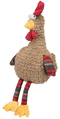 TRIXIE Giocattolo per cani con gallo di peluche - 35865