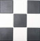 Mosaik Fliese Wand Boden Keramik Schachbrett Schwarz Weiß Duschtasse RUTSCHSICHER RUTSCHHEMMEND - MOS22-0304-R10