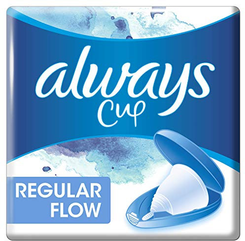 Always Menstrual Cup (1 Menstrual Cup) for a Medium Period, with Case, Developed with Gynaecologist