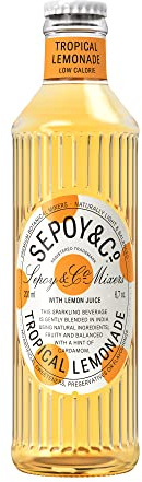 SEPOY & CO. Refreshing Tropical Lemonade - 6 x 200ml | Low Calorie, Less Sugar | Pure Himalayan Water, 100% Natural Ingredients & Italian Juice Concentrate