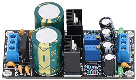 Marhynchus LM317 LM337 Voltage Regulator Module Adjustable Stabilized Board Power Supply Buck Converter AC10 24V Input DIY Power Supply Step Down Module 300W 9A Adjustable Buck
