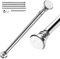 EC Breath Asta estensibile per tenda da doccia, 56-304,5 cm, set di aste combinate, telescopico, senza trapano, in acciaio inox, per bagno, armadio, porta, cucina