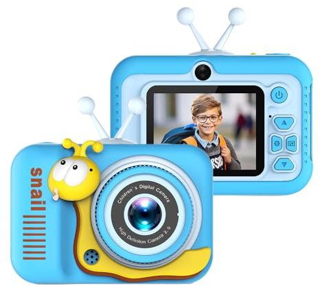 Andoer Camara Fotos Infantil, 720P 20MP Cámara de Fotos para Niños, Pantalla de 2,0 Cámara Fotos Niños con Zoom Digital 4X, Regalos de Cumpleaños 3 a 12 años Niños y niñas
