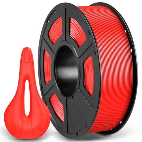 ANYCUBIC ASA Filament 1.75mm, 3D Drucker Filament geeignet für den Druck von funktionellen Teilen im Außenbereich, Wetter- und Hitzebeständig, 1KG Rot
