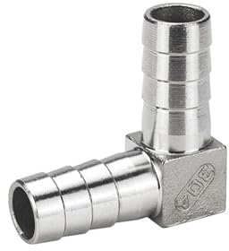 Junta Pagoda de rosca exterior,Conectores Pagoda, Codo de acero inoxidable 304, codo de doble extremo en ángulo recto, manguera de cuero for tráquea de doble extremo de 90 grados, junta en forma de L(