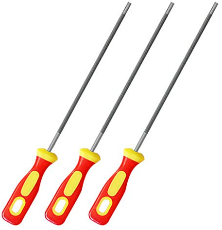 3pcs affilatura motosega catena lime rotonde in acciaio ad alto tenore di carbonio 4/4.8/5.5mm lime rotonde