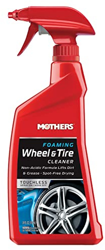 MOTHERS 05924-6 Foaming Wheel & Tire Cleaner - 24 oz., (Pack of 6)