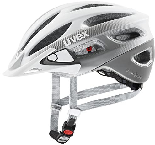 uvex True cc Women's Edition - Leichter Allround-Helm für Damen - individuelle Größenanpassung - White-Grey - 52-55 cm