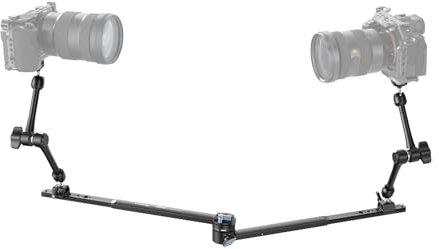 SmallRig x Mikevisuals Kit POV de Seguimiento, Brazo Extensible NATO de Liberación Rápida 360° de 27,6 a 19,5inch, para Fotografía de Parejas/Modo Trípode, MAX.Lord 3kg (en un Extremo) - MD4362