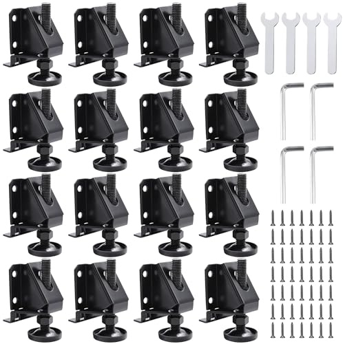 DkOvn 16 Pack Heavy Duty Leg Leveler, 2-inch Adjustable Height
