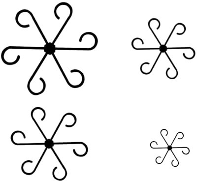 Lot de 4 supports de plantes noirs - 4 tailles - Support de tronc de plantes en plastique - Pour plantes d'intérieur, fleurs, hortensias, tomates, support pour fleurs grimpantes.