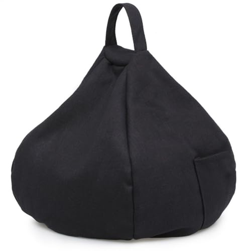 Support pour tablette Pil-ow – Support en lin doux avec poches latérales – Station d'accueil mains libres pour la lecture et le visionnage | Support de livre rempli de mousse – Support confortable