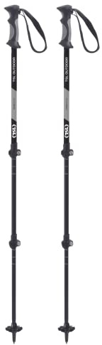 TSL Bâton de randonnée PFBHA3 en Aluminium 3, Noir, Taille M