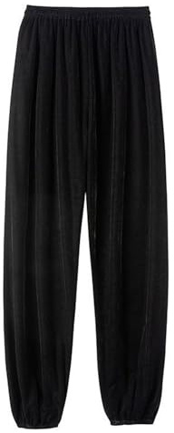 XUHCLY Adult Karate Trousers,Martial Arts Karate Suit,Kung Fu Pant Women Men Traditional Karate Tai Chi Pants(Size:L,Color:Black)