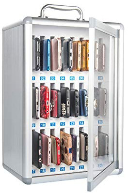 CAMOMACK Mobile Phone Storage Locker, Company Conference Mobile Phone Storage Cabinet, Suitable For People Who Lack Self-control (24)
