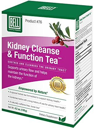 Bell Kidney Cleanse & Function Tea for Men & Women – Uva-Ursi & Nettle