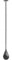 LURCH 240783 Barlöffel Disk für professionelles Rühren von Cocktails Edelstahl 29cm Smokey Grey