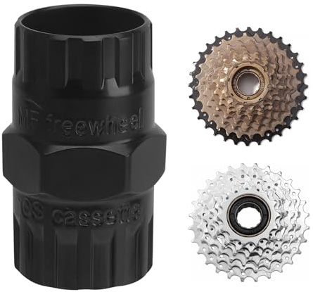 APOMOONS 2 en 1demonte Roue Libre, Clé Centerlock pour Roue Libre Filetée et Roue Libre à Cassette, Demonte Cassette et Extracteur de Roue Libre, Outils Velo pour Shimano