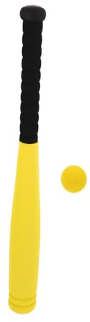 YARNOW Bat De Baseball Doux pour Enfants Jouets De Sport en Plein Air Battes De Baseball pour Jeunes Jaune Eva