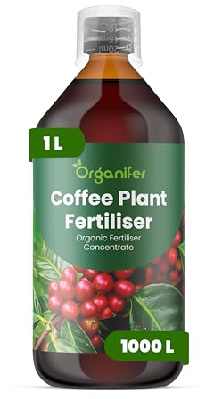 Organiskt flytande gödsel 1L för kaffeväxt – främjar tillväxt och blomning - Organifer