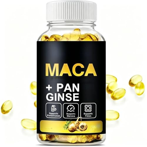 3-i-1 Maca rotkomplex, naturlig energi och stressstöd | Icke-GMO; stöd uthållighet och fysisk prestanda; örtkomplex; endokrin balans adaptogener; naturligt adaptogenkomplex