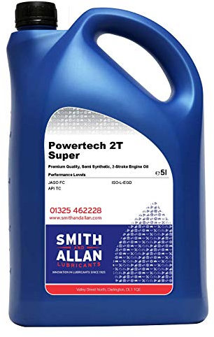 2 Stroke Oil Red Semi Synthetic 2T Super Two-Stroke Oil Premium 5 Litre 5L