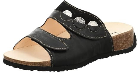 Think! Damen Mizzi Pantolette, 0000 Schwarz Kombi, 41 EU