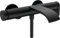 hansgrohe Vivenis - Badewannenarmatur Aufputz für 2 Verbraucher, Mischbatterie Badewanne mit Auslauf Länge 21,6 cm, Einhebelmischer Wanne, Mattschwarz, 75420670