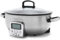 GreenPan Elite Olla Multicooker Eléctrica 5.6L, Preajustes para Saltear ,Rehogar, Sofreír y Arroz, Recubrimiento Cerámico Antiadherente Sano Sin PFAS y Piezas Aptas para Lavavajillas,Pantalla LED,Inox