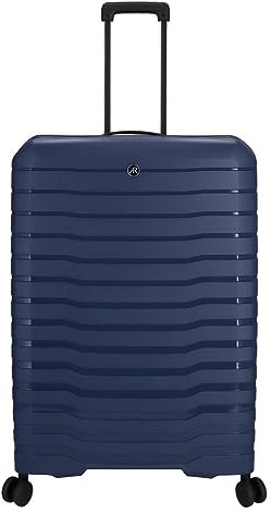 KENORADA Reisetrolley Breakers 4R | Stabiler ABS-Hartschalen Koffer | Vier 360° Doppelrollen | dreistelliges TSA-Zahlenschloss | Trolley mit praktischer Aufteilung (L - großer Koffer 75cm, Navy)