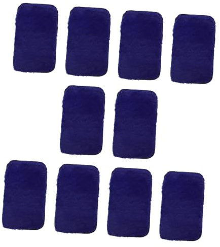 TINEASUR 10pièces Brosse Peluche Multifonction pour Nettoyage Et Entretien des Chaussures Couleurs Aléatoires